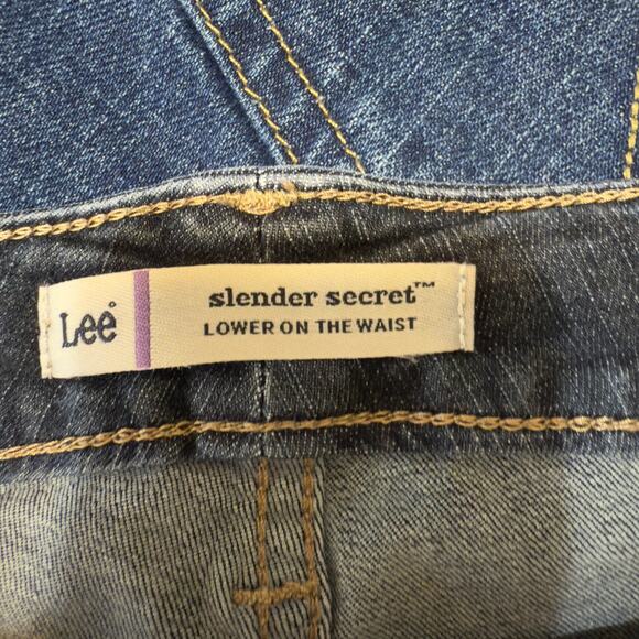 Lee Women's Size 16 Long Slender Secret Lower on the Waist Denim Jeans #3442 - Picture 5 of 8